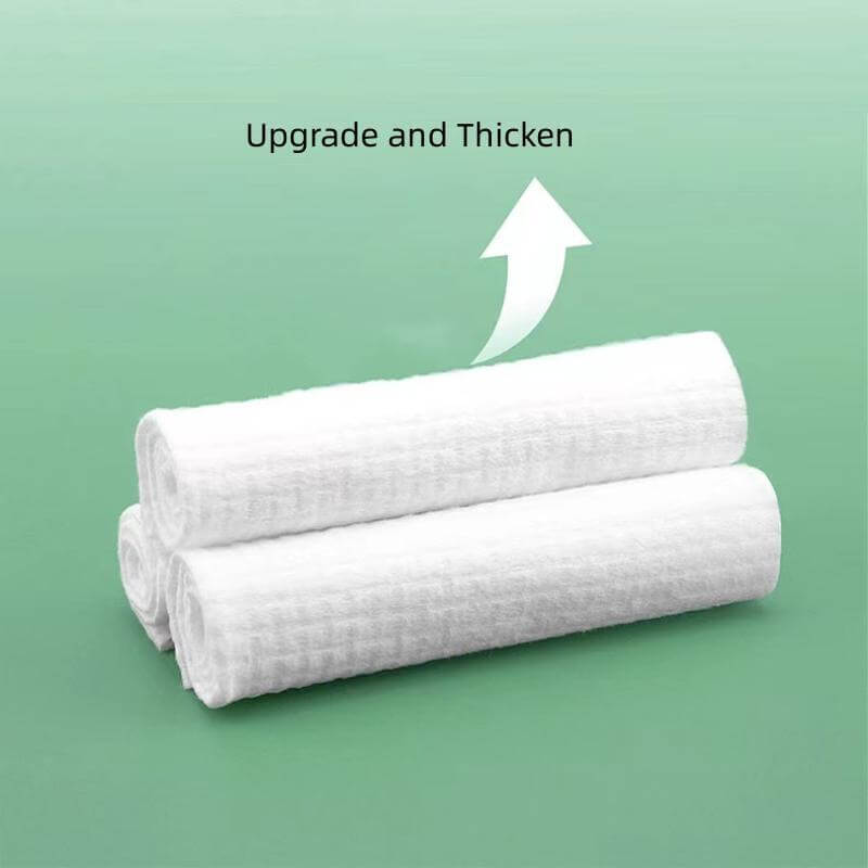 Fothere 2-5pcs Disposable Travel Towel 100% Pure Cotton 70*140cm(27.56"*55.12") Clover Thickening Disposable Compressed Bath Towels