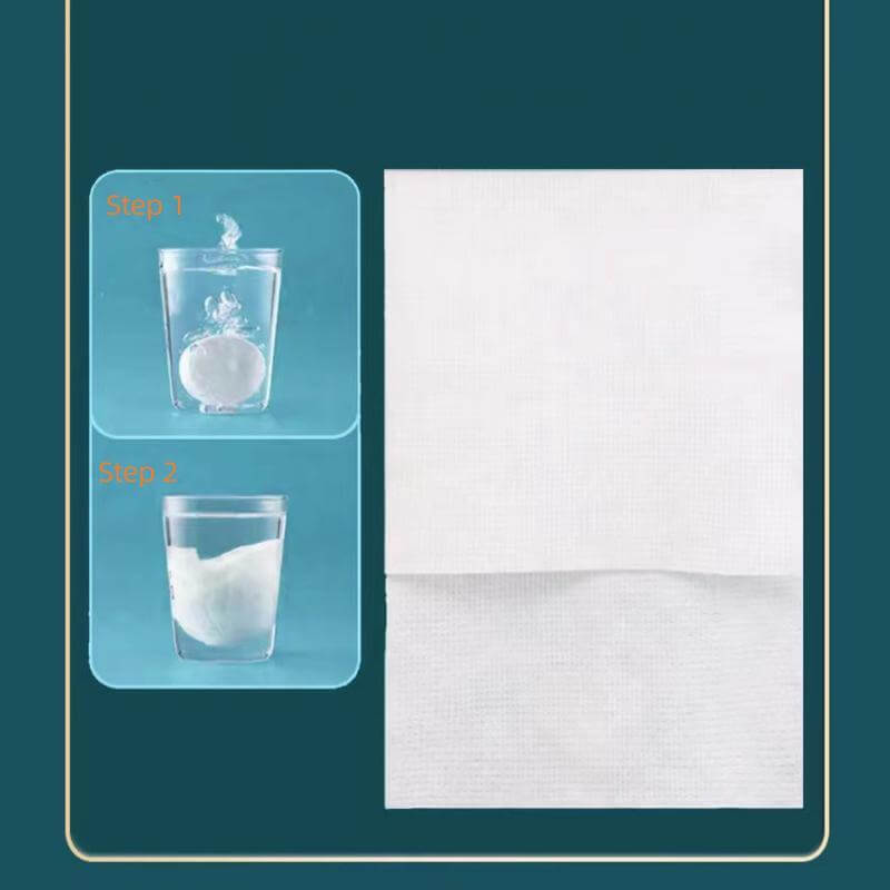 Fothere 10-20pcs Travel Towel Oriental Trend Series 30*60cm(11.82"*23.63") Disposable Compressed Towel 100% Pure Cotton Face Towel