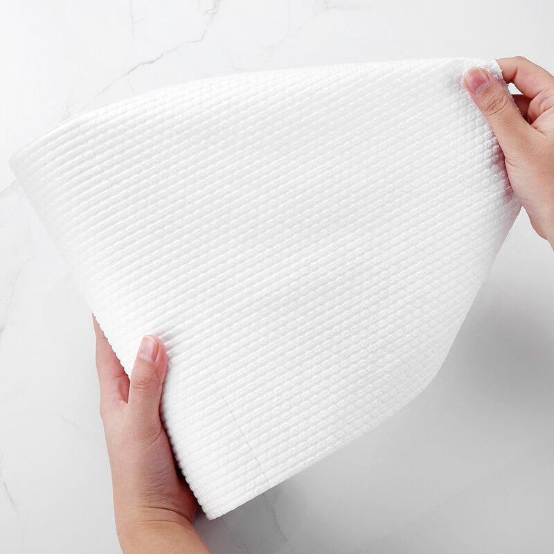 Fothere 100-200pcs Disposable Kitchen Towels Absorb Water and Oil Cleaning Rags 25*25cm(9.85"*9.85") Lazy Assistant Wash Cloths