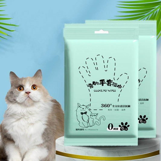 Fothere 12-30pcs Disposable Dog Wipes for Pet Care Dog Paw Cleaner15*25cm(5.91"*10.2")  Outdoor Dog Cleaning Wipes