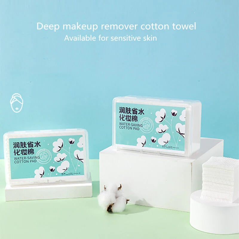 Fothere 100% Pure Cotton Makeup Towel 280-420pcs Makeup Remover Wipes 6*8cm(2.37"*3.15") Soft Cotton Make up Towels