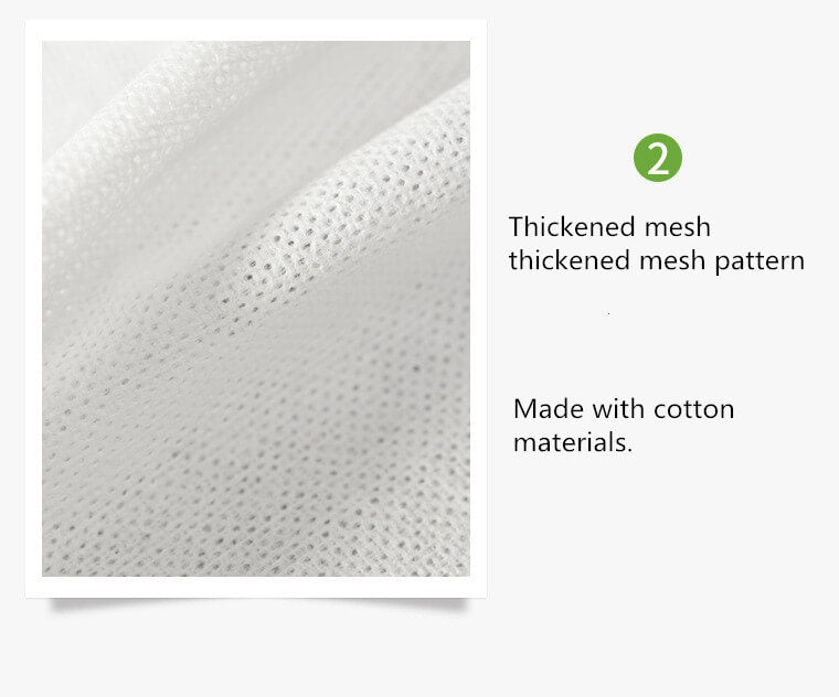 Fothere 20-100pcs Disposable face Towel 100% Pure cotton pads for face 20x20cm(7.9'' *7.9'') Cotton Pads for face care