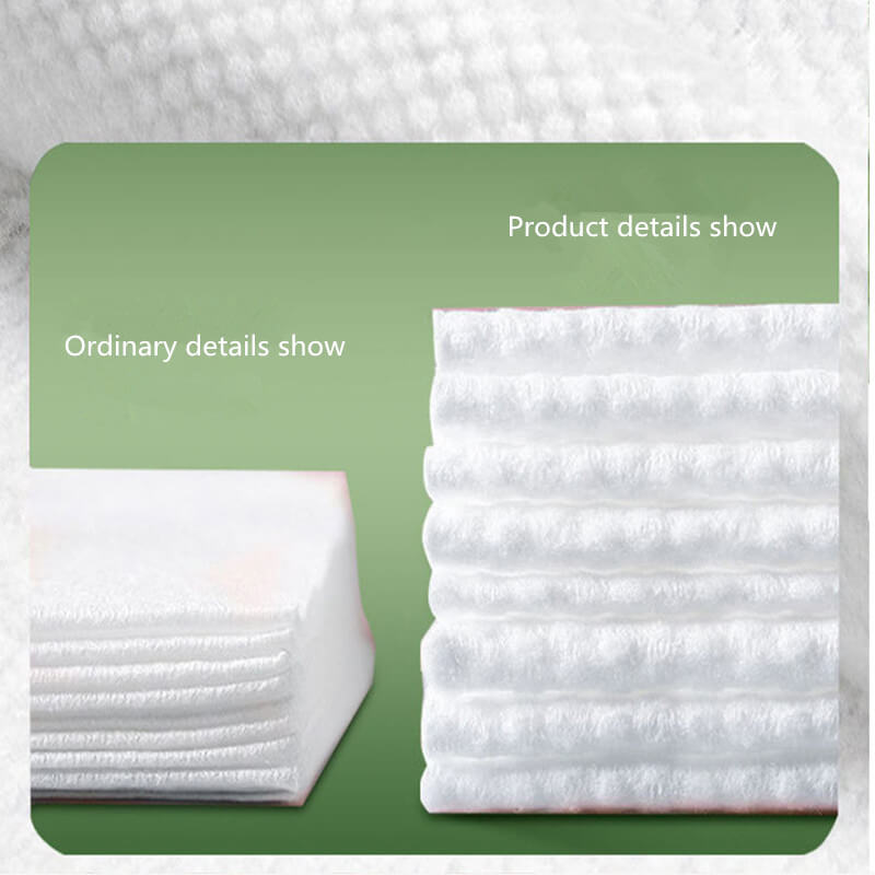 Fothere 100-300pcs Disposable Face Towel 100% Pure Cotton Makeup Remover Cloth 15*20cm(5.91"*7.9'') Extractable Makeup Towels Bulk