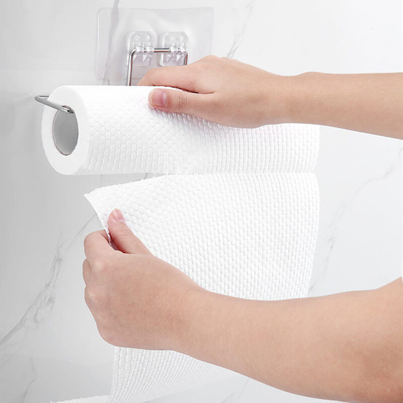 Fothere 100-200pcs Disposable Kitchen Towels Absorb Water and Oil Cleaning Rags 25*25cm(9.85"*9.85") Lazy Assistant Wash Cloths