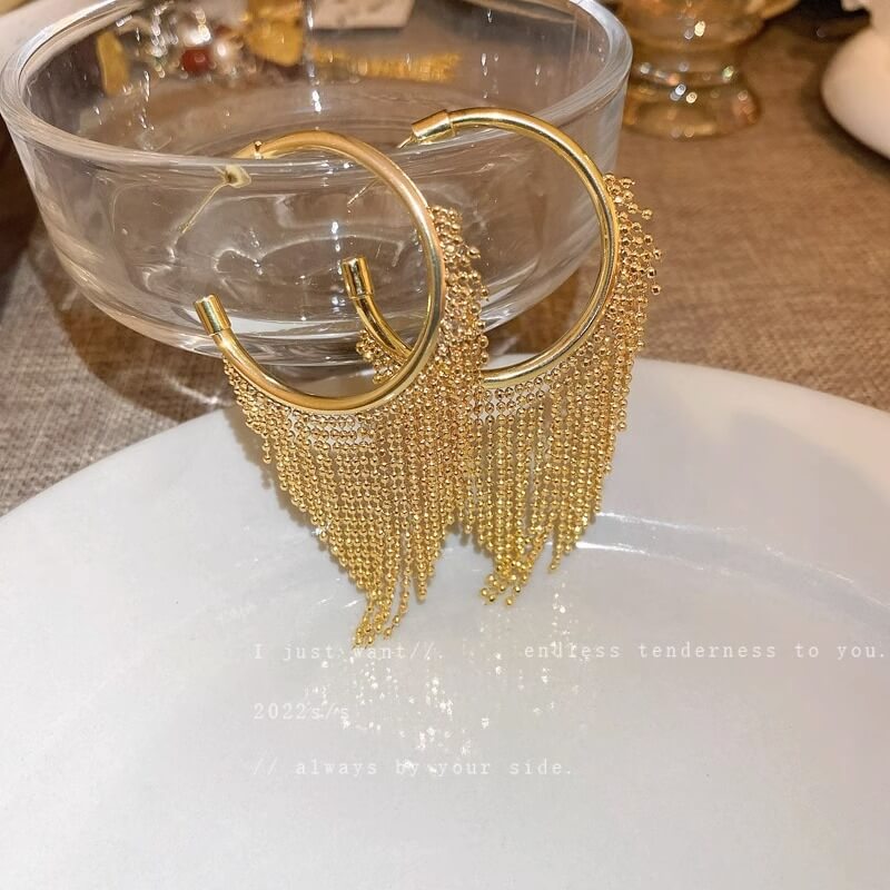 Fothere Girls Fashion Long tassel earring Fashion accessories earrings for women gifts for birthday