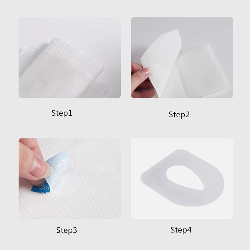 Fothere 20-40pcs Toilet seat Cover 39*45cm(15.36"*17.72") Portable Travel Toilet Seat Covers Disposable Waterproof and Bacteria-proof Thickened Disposable Toilet Seat Cover