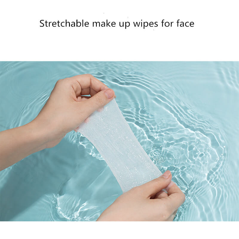 Fothere 200-600pcs Makeup Wipes 100% Pure Cotton Esthetic Wipes 10*11cm (3.94"*4.34") Stretchable Disposable makeup moisturizing wipes